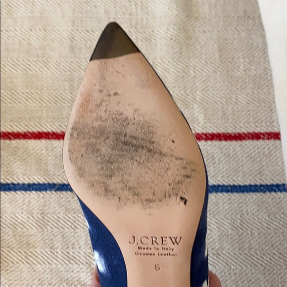 J. Crew navy and white ikat pump heels, size 6! - Picture 5 of 6